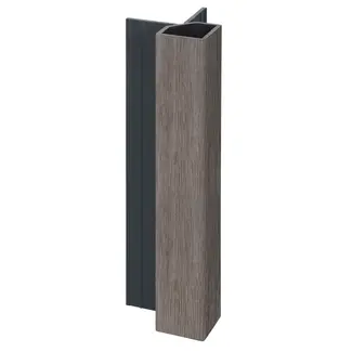 Keralit Uitwendig hoekprofiel 32x32 mm - Taupe eiken