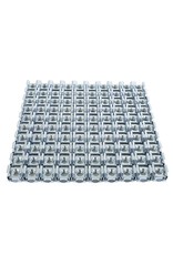 Penn Elcom Cagenut set M6, 2 mm, 100 pieces, for aluminium extrusions RG-6135 or RG-6145