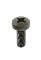 Penn Elcom Screw, Crosshead M6x16, Black, 100 pieces