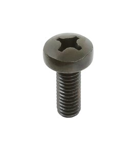Penn Elcom Screw, Crosshead M6x16, Black, 100 pieces