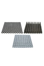 Penn Elcom Cagenut set M6, 2 mm, 100 pieces, for aluminium extrusions RG-6135 or RG-6145