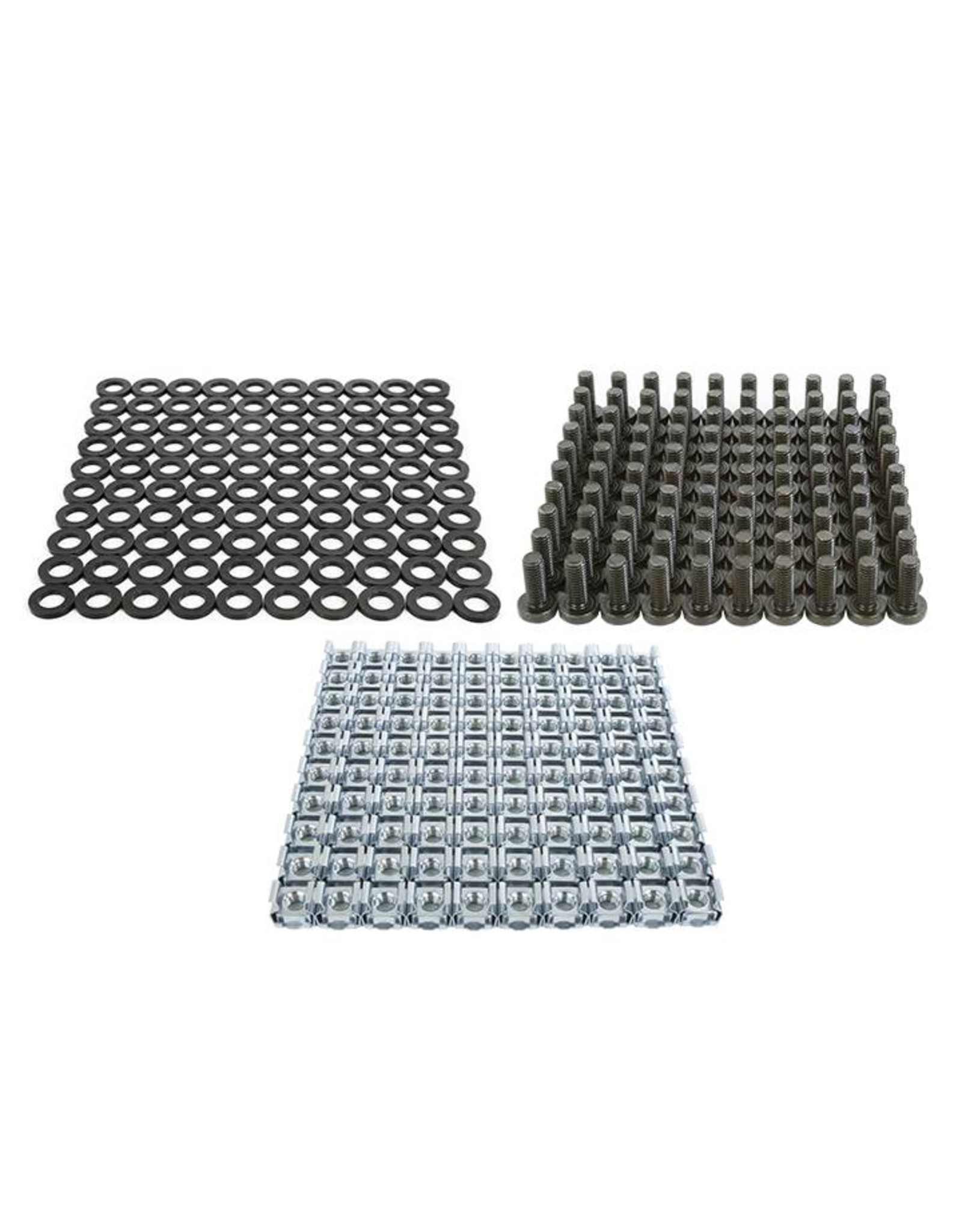 Penn Elcom Cagenut set M6, 2 mm, 100 pieces, for aluminium extrusions RG-6135 or RG-6145