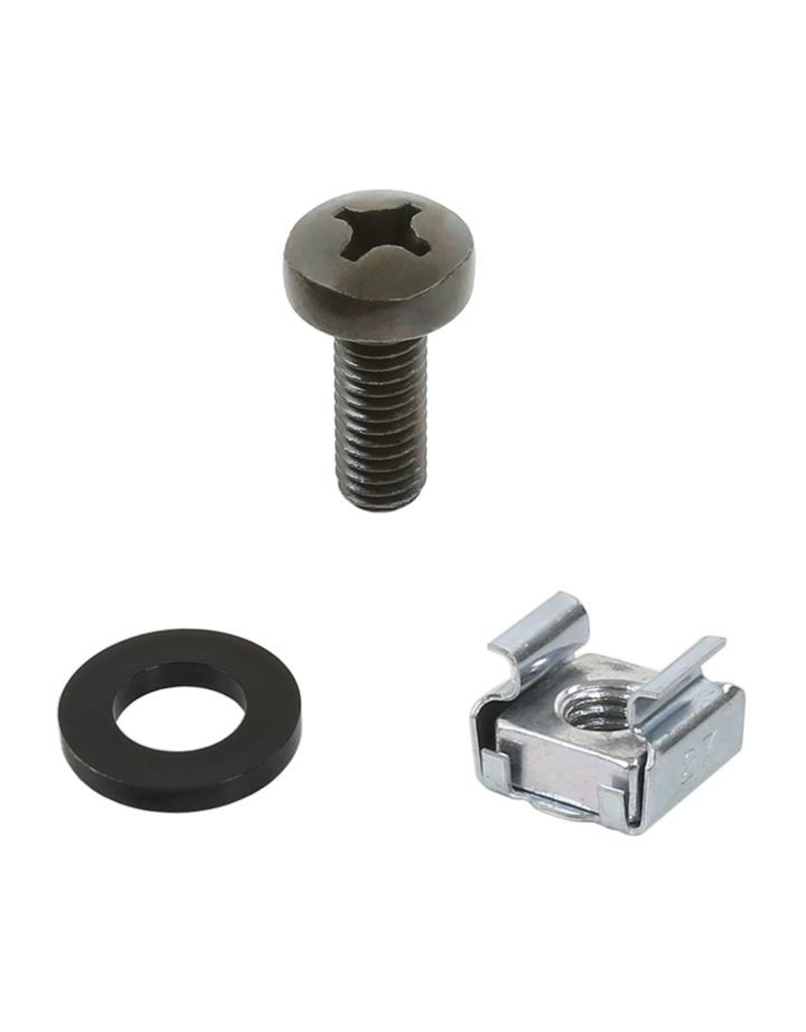 Penn Elcom Cagenut set M6, 2 mm, 100 pieces, for aluminium extrusions RG-6135 or RG-6145