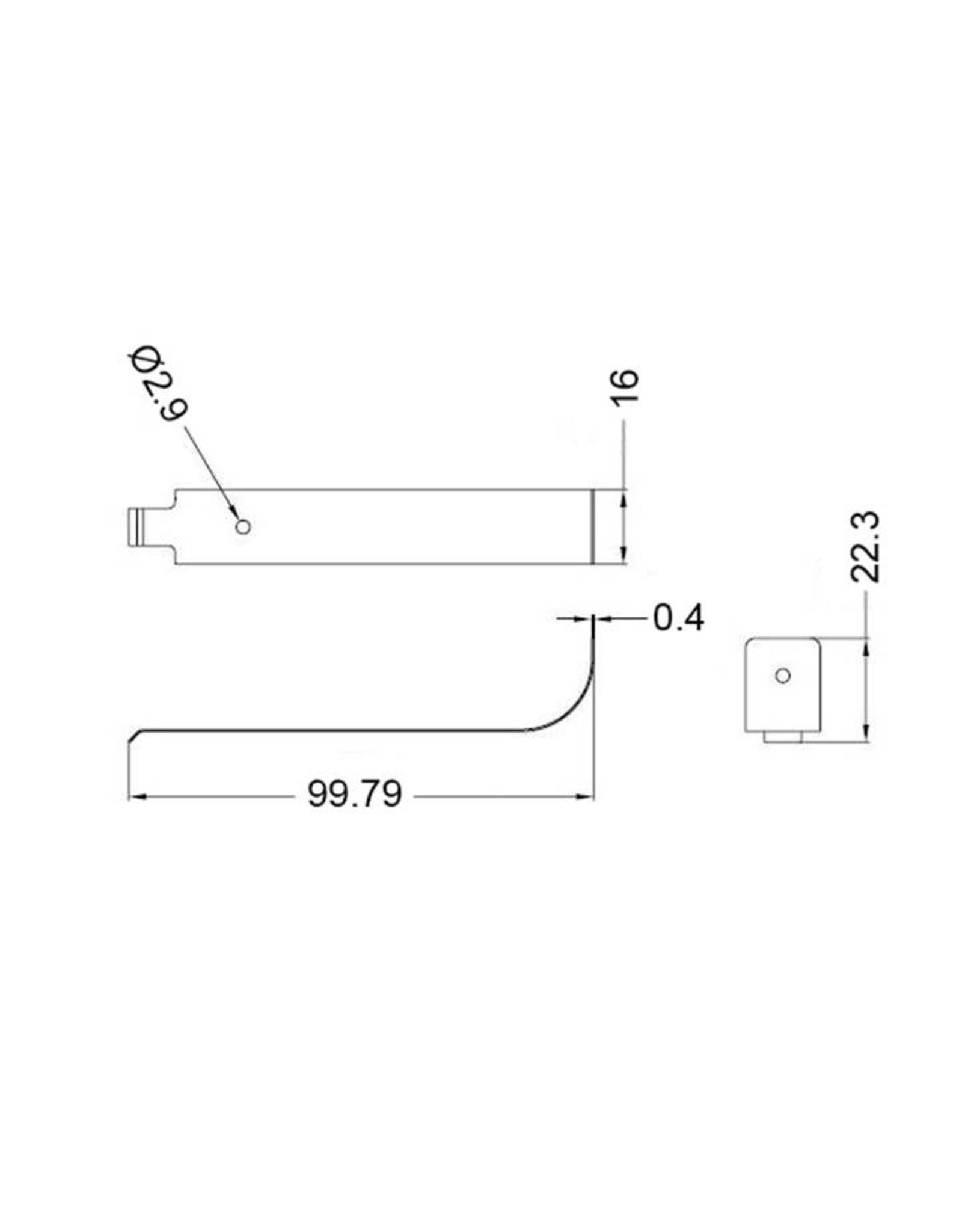 Penn Elcom Tool for (de-)installation of cage nuts