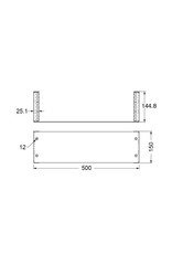 Penn Elcom Penn Elcom 3U box for table or wallmounting
