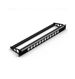 Penn Elcom Punched rack panels, 12 holes Neutrik D, MDLX-series