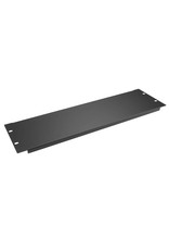 Penn Elcom Penn Elcom plain rack panel, steel, flanged, 3U, black