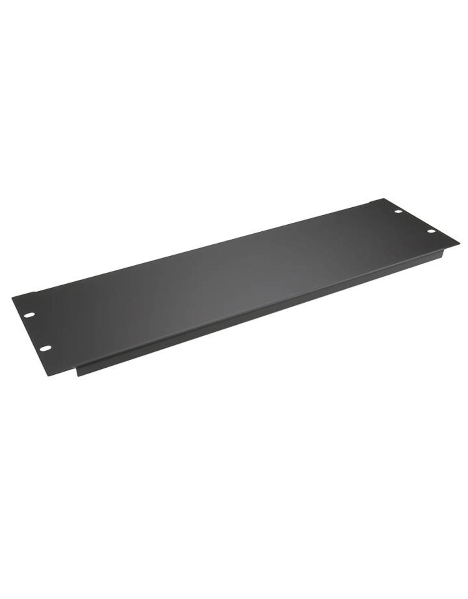 Penn Elcom Penn Elcom plain rack panel, steel, flanged, 3U, black