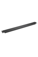 Penn Elcom Penn Elcom plain rack panel, steel, flanged, 1U, black