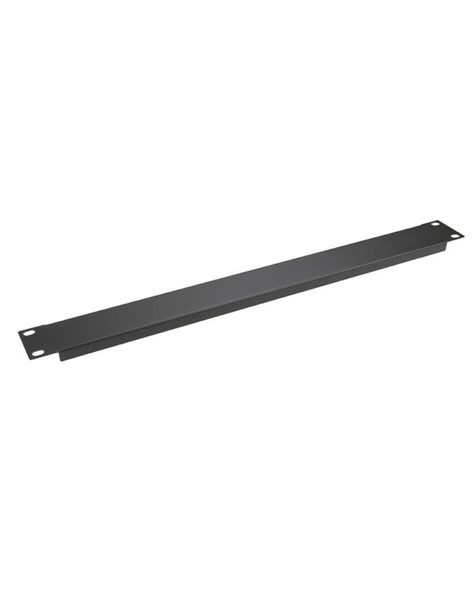 Penn Elcom Penn Elcom plain rack panel, steel, flanged, 1U, black