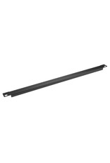 Penn Elcom Penn Elcom plain rack panel, steel, flanged, 0.5U, black