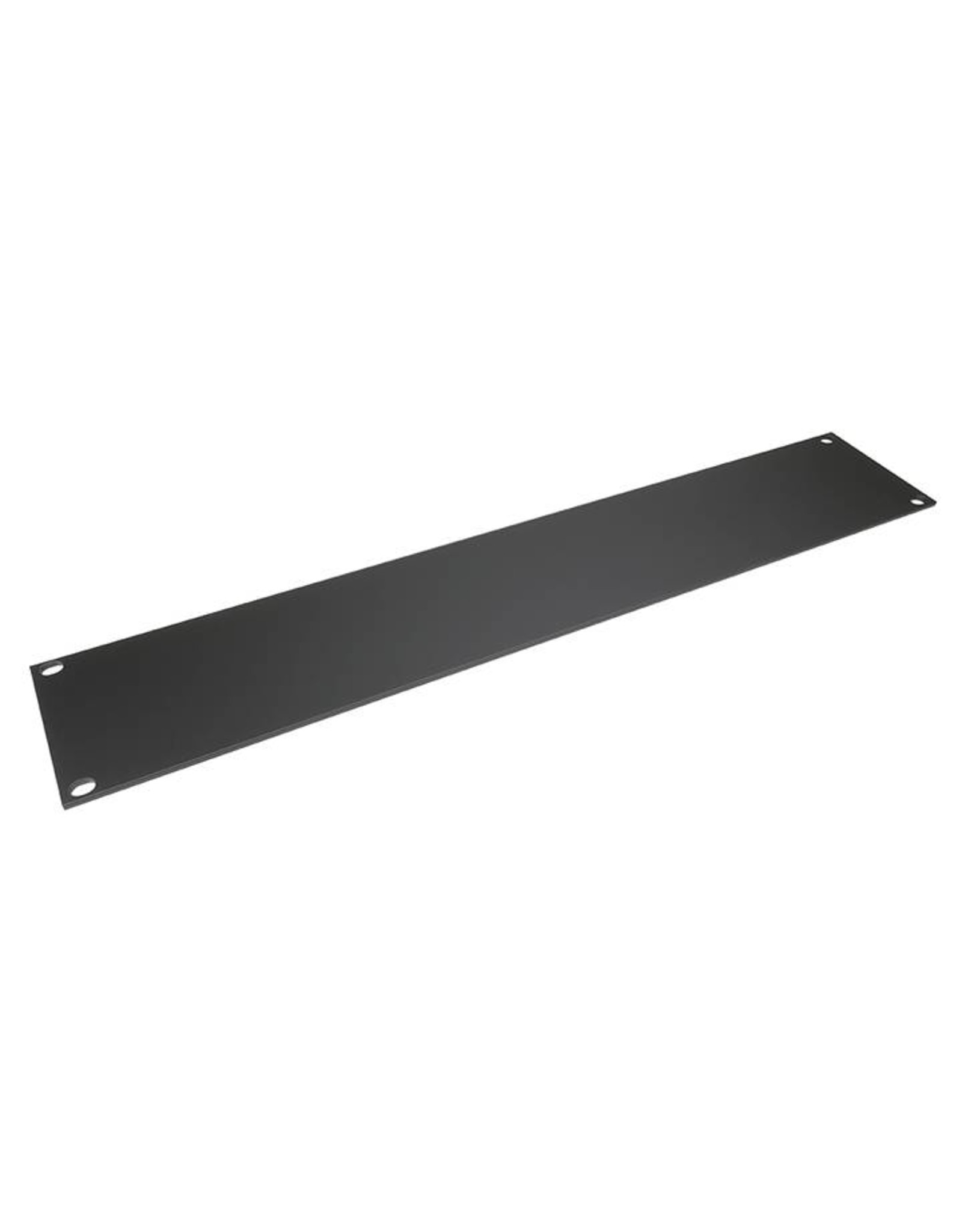 Penn Elcom Penn Elcom plain rack panel, aluminum, flat, 2U, black