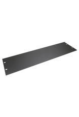 Penn Elcom Penn Elcom plain rack panel, aluminum, flat, 3U, black