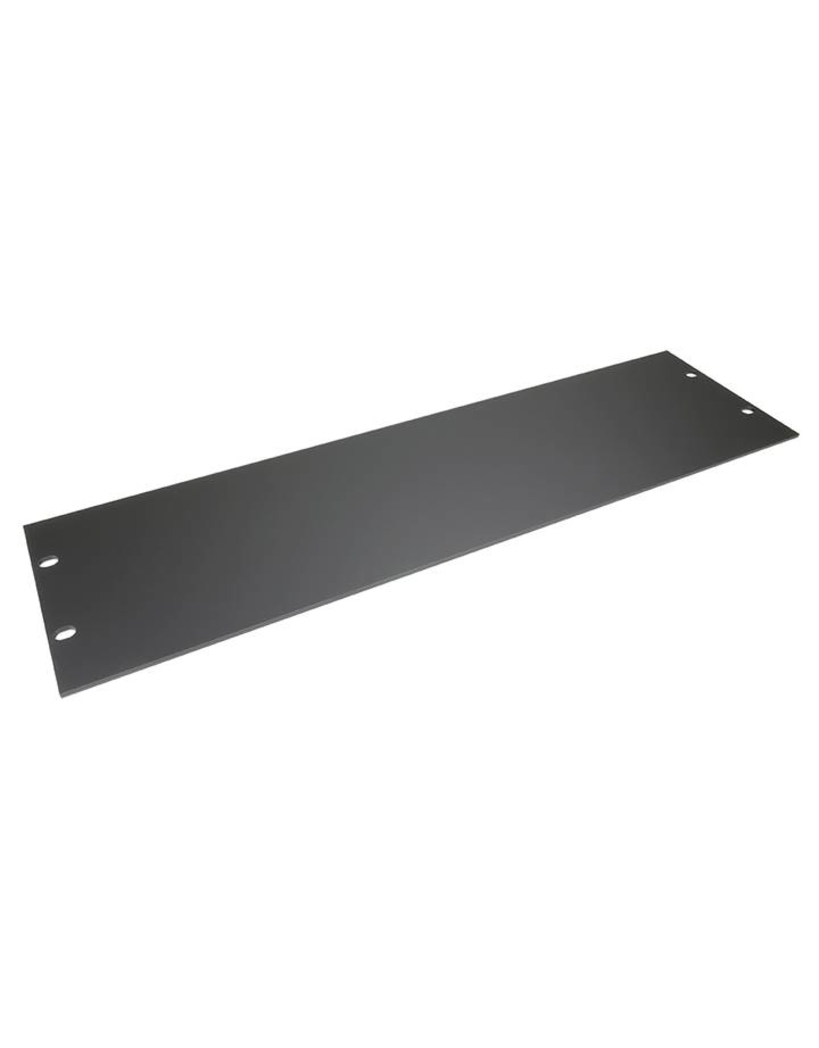 Penn Elcom Penn Elcom plain rack panel, aluminum, flat, 3U, black