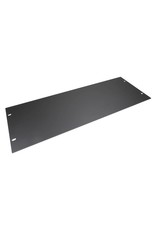 Penn Elcom Penn Elcom plain rack panel, aluminum, flat, 4U, black