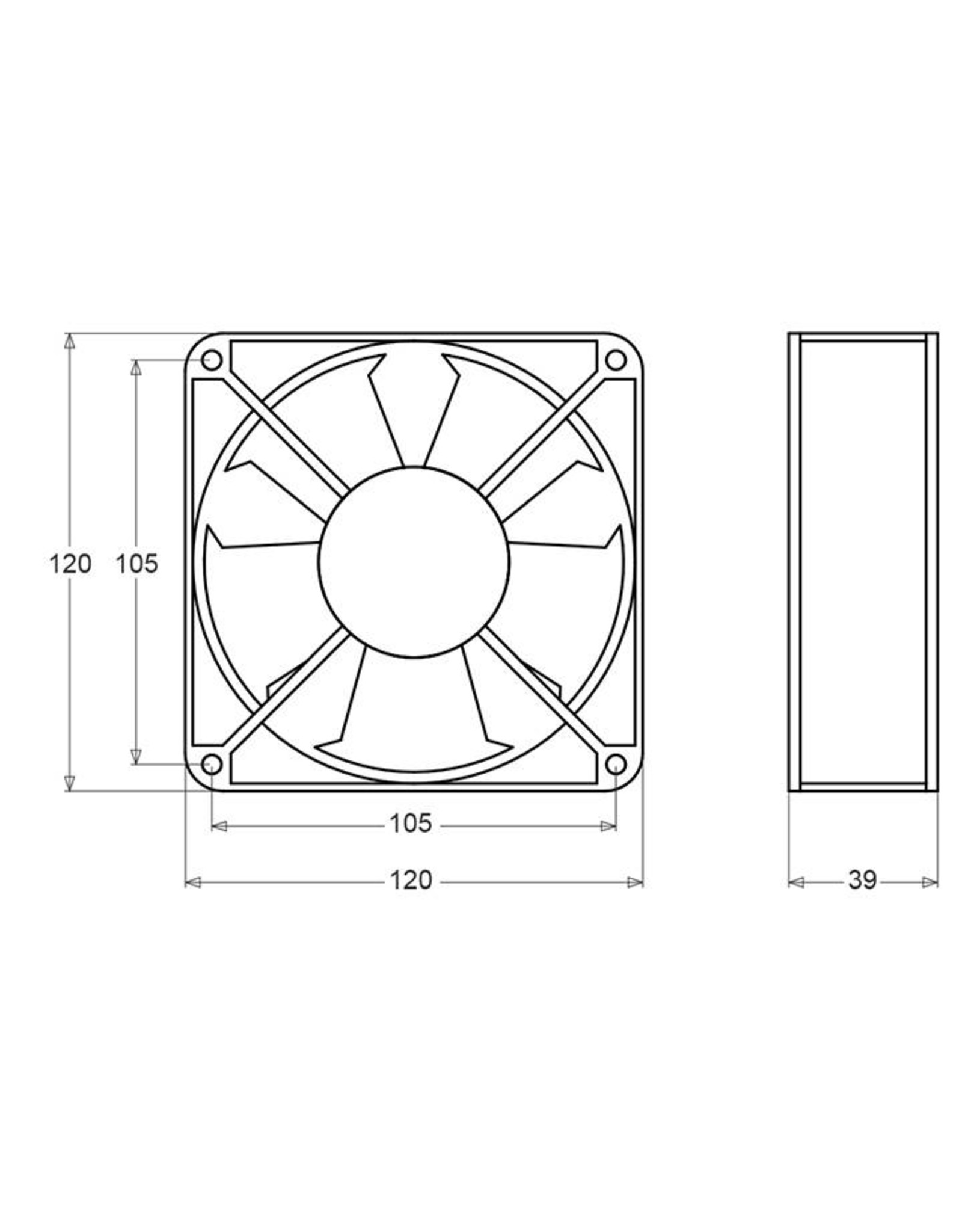 Sunon Penn Elcom low noise cooling fan 240 Volt, 2800 RPM
