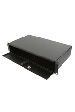 Penn Elcom 19 inch storage container + lock, 2U