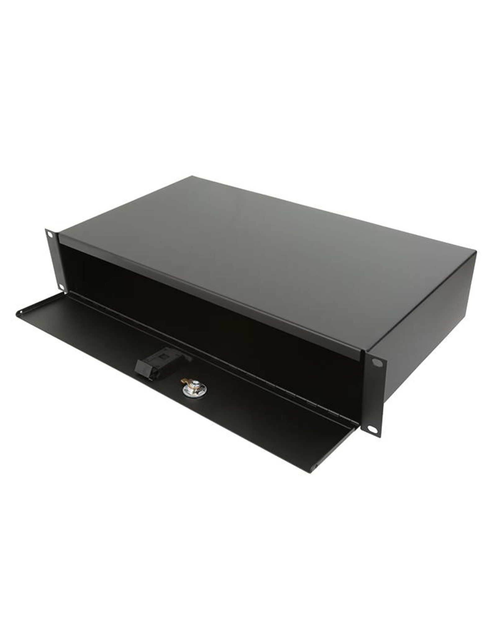 Penn Elcom 19 inch storage container + lock, 2U
