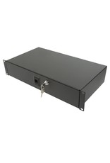 Penn Elcom 19 inch storage container + lock, 3U