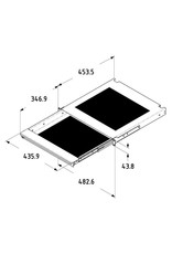 Penn Elcom Penn Elcom laptop drawer, 1U