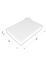 Penn Elcom Penn Elcom picking out foam, fits in the 2 HE rack drawers, 405 x 365 x 63 mm