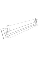 Penn Elcom Rack shelf support, 610 mm long