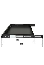 Penn Elcom Extendable plateau or drawer, 1U, lockable