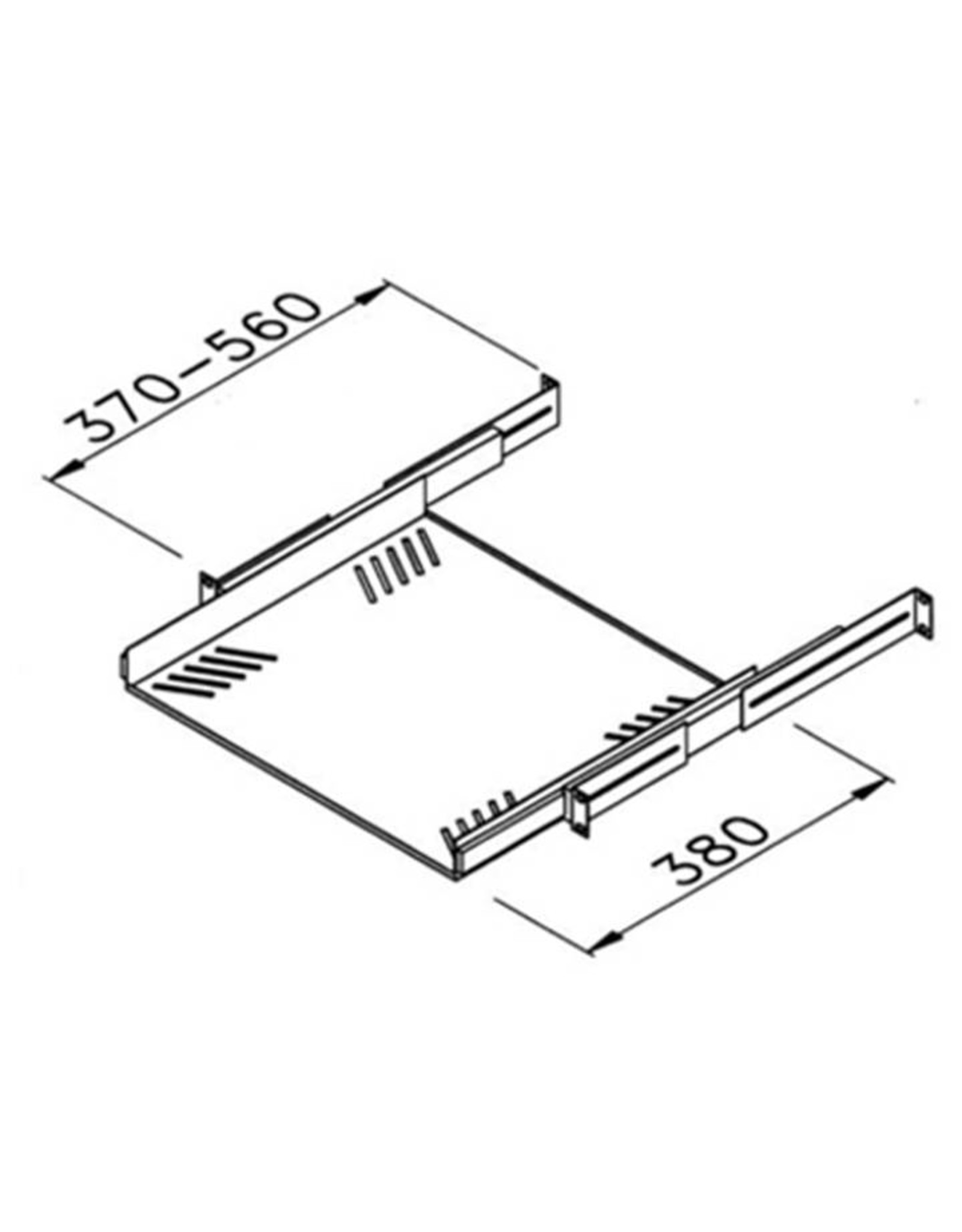 Penn Elcom Extendable plateau, 1U