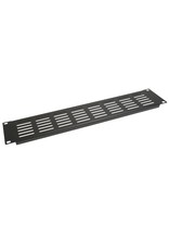 Penn Elcom Penn Elcom flanged vented rack panel (8x5 holes), 2U