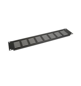 Penn Elcom Flanged vented rack panel (8x5 holes), 2U