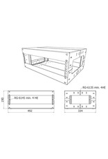 Penn Elcom Open tower rack system R8230