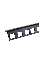 Penn Elcom Penn Elcom 14 U rack strip, die cut, steel, single