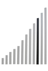 Penn Elcom Penn Elcom 16 U rack strip, die cut, steel, single