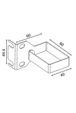 Penn Elcom Penn Elcom 19 inch Rack Mount Cable Support Tie-bar