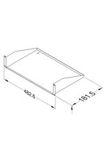 Penn Elcom Insert support 1U, 181.5 mm deep