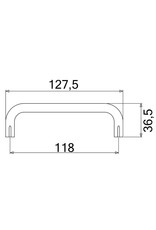 Penn Elcom Rack panel handle 3U, threaded