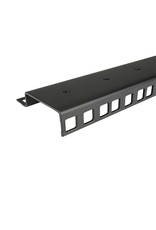 Penn Elcom Penn Elcom 10U rack strip, die cut, steel, double