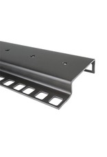 Penn Elcom Penn Elcom 10U rack strip, die cut, steel, double
