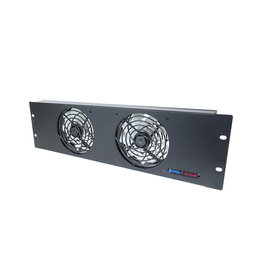 Penn Elcom Low noise hot air extraction unit, 2 blowers 3U