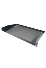 Penn Elcom Penn Elcom inlegsteun, 1 HE, 270,5 mm, met ventilatiegaten, staal, zwart.