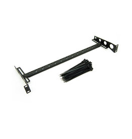 Penn Elcom 19 inch Cable Support, with adjustable mounting bar. With 100 cable ties