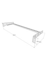 Penn Elcom 19 inch Cable Support, with adjustable mounting bar. With 100 cable ties