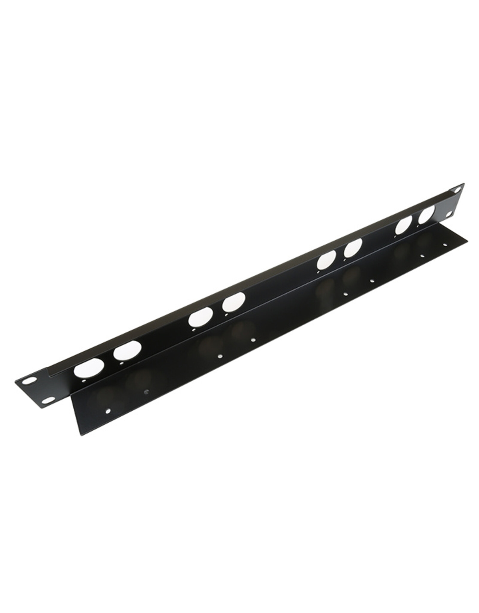 Penn Elcom Penn Elcom rack panel with 8 Neutrik "D" holes, 1U, steel, with integrated cable support