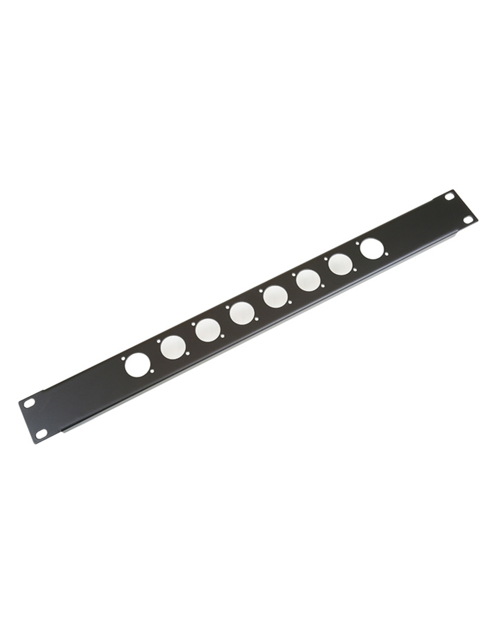 Penn Elcom Penn Elcom rack panel with 8 Neutrik "D" holes, 1U, steel