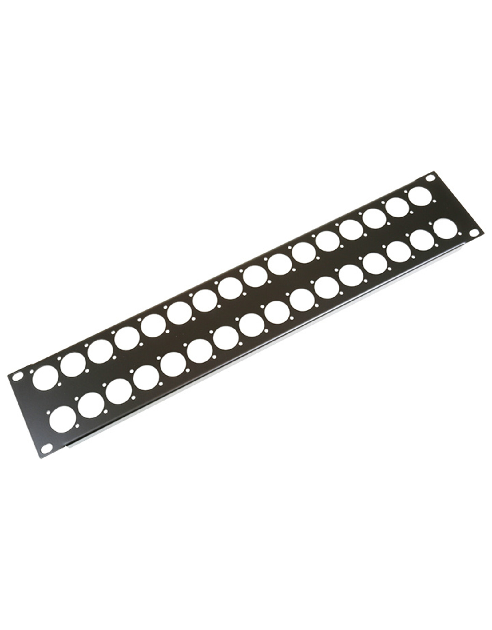 Penn Elcom Penn Elcom rack panel with 32 Neutrik "D" holes, 2U, steel