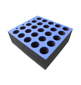 Penn Elcom Microphone inlay for 6U drawer for 29 microphones