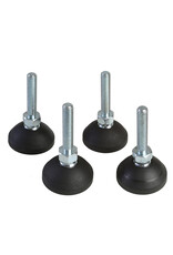Penn Elcom Penn Elcom verstelbare stalen M8 voet, voor R6400, R6600 en R8230. Per 4 stuks