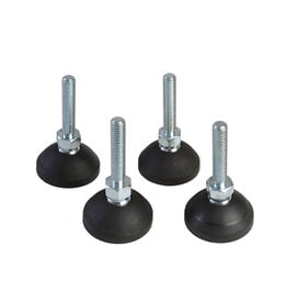 Penn Elcom Penn Elcom verstelbare stalen M8 voet, 4 stuks