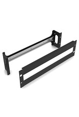 Penn Elcom Punched rack panel with DIN rail, for fuses, 3U