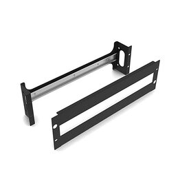 Penn Elcom Punched rack panel with DIN rail, for fuses, 3U
